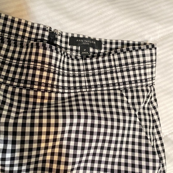Ann Taylor Pencil Skirt Checkered Plaid 6P - Picture 4 of 10
